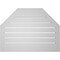 Ekena Millwork Octagonal Top Surface Mount PVC Gable Vent w/ 2"W x 1-1/2"P Brickmould Frame, 30"W x 22"H GVPOT30X2202SF - alternate 4